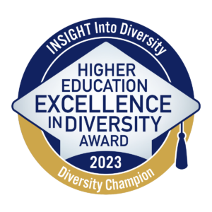 2023 Higher Education Diversity Champion Award from INSIGHTIntoDiversity
