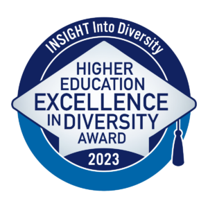 2023 Higher Education Excellence in Diversity Award from INSIGHTIntoDiversity